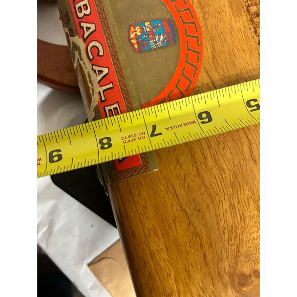 Vintage custom Tabacalera Harry Busch (Hairy Bush) wood cigar intimate toy box - Picture 5 of 5